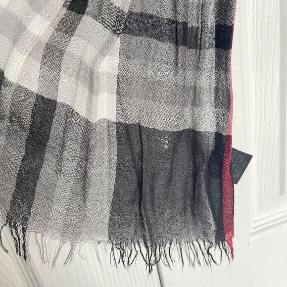 Women Scarf Shawl Rayon Plaid Multicolor 78 x 30 - Picture 6 of 11